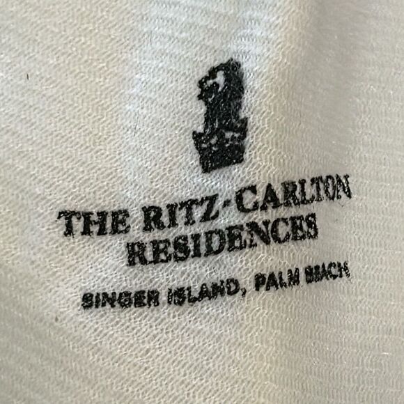 New The Ritz Carlton residences singer Island Palm Beach slippers white lightwei - Picture 2 of 5